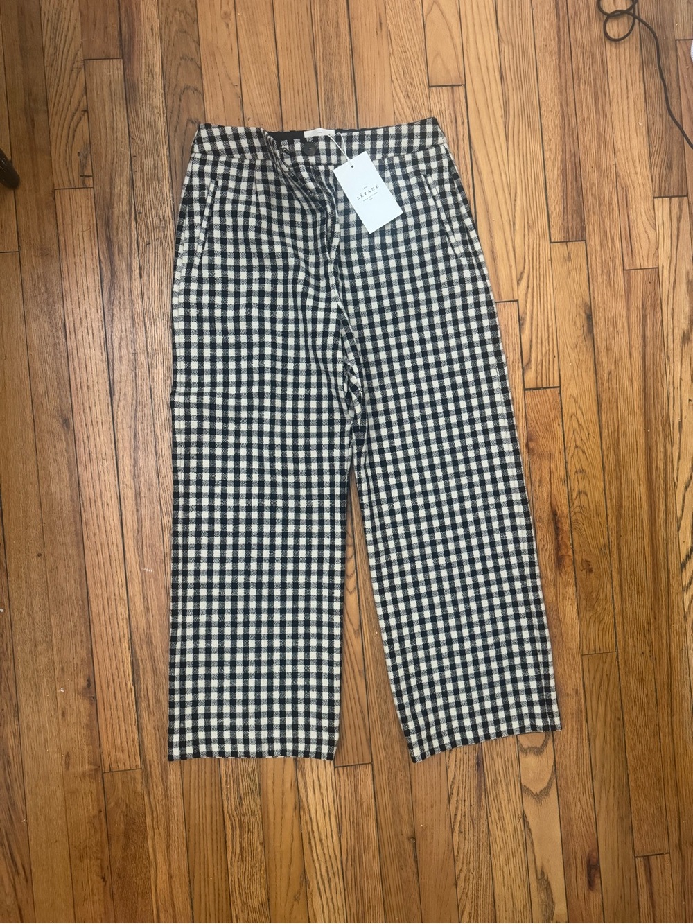 Sézane Martin Cropped Trousers NWT - Picture 3 of 10